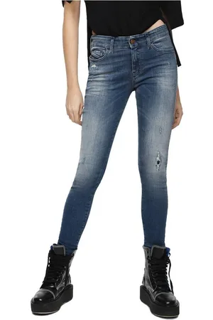 Diesel Straight-Jeans Slandy 084MU Damen Jeans Slim Straight - Verkäufer: fashion4smile