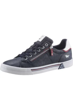 Mustang Sneaker mit Reißverschluss an der Seite, Freizeitschuh, Halbschuh, Schnürschuh
