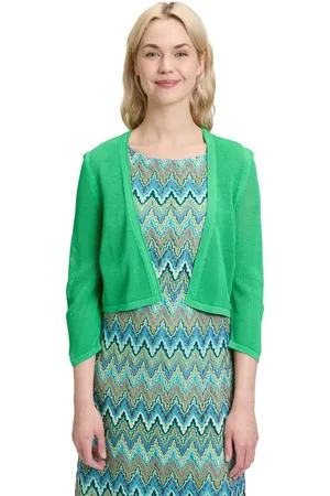 Betty Barclay Strickjacke Sommer-Strickjacke mit 3/4 Arm (1-tlg) Strick