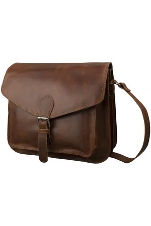 Mf Next Com Schultertasche Satteltasche Heritage Rider Büffel Leder Vintage Braun 30cm (1-tlg) - Verkäufer: Megafuchs Versandhandel