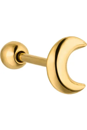 Purelei Single-Ohrstecker Schmuck Geschenk Piercing Moon, 24131-Piercing-Moon