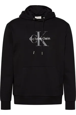 Calvin Klein Kapuzensweatshirt 400GSM TERRY MONOLOGO HOODIE Mit Rundhalsausschnitt