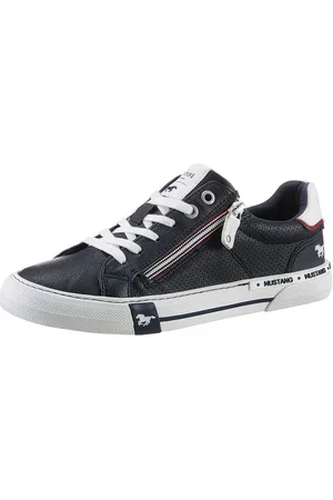 Mustang Sneaker weicher Schaftrandpolsterung, Freizeitschuh, Halbschuh, Schnürschuh