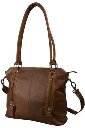 Mf Next Com Umhängetasche Henkeltasche Vintage Belle Büffel Leder Braun 36cm Umhängetasche (1-tlg) - Verkäufer: Megafuchs Versandhandel