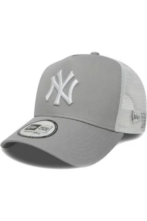 New Era Trucker Cap Clean Trucker 2 Adjustable Cap NY YANKEES Hellgrau Gray White - Verkäufer: Fashioncode