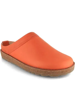 Haflinger Damen Leder Clog Travel Classic, Hausschuh feuchtigkeitsresisdent - Verkäufer: WoolFit