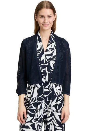 Betty Barclay Strickjacke Sommer-Strickjacke mit 3/4 Arm (1-tlg) Strick