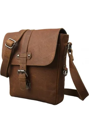 Mf Next Com Schultertasche Crossbody Tasche Trailstone Büffel Leder Vintage Braun 26cm (1-tlg) - Verkäufer: Megafuchs Versandhandel