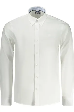 North Sails Langarmhemd Herren Langarmhemd Weiß - Button-Down, Kontrastdetails, Stickerei - Verkäufer: Redeve