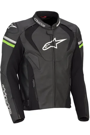 Kawasaki Motorradjacke Alpinestars ROME Motorradjacke Leder Jacke - Verkäufer: BikerWorld