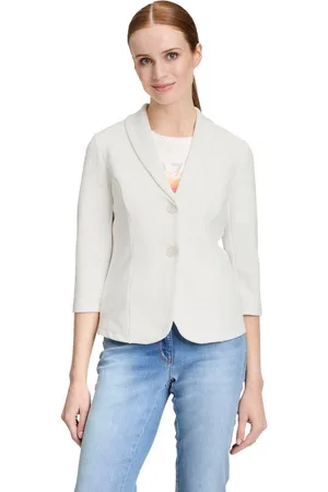 Betty Barclay Jackenblazer Kurzblazer mit Knöpfen Kragen
