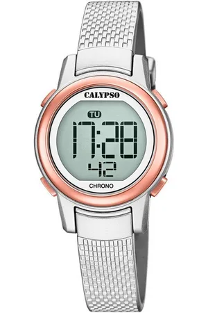 Calypso Quarzuhr Digital Crush Damenuhr K5736-2 Bicolor Kunststoffband 29 mm - Verkäufer: Jäckle Uhrenhandel e.K.