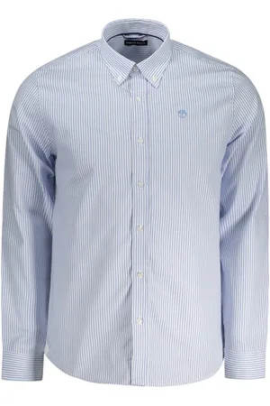 North Sails Langarmhemd Elegantes Herrenhemd: Blau, gestreift, Button-Down, mit Stickerei - Verkäufer: Redeve