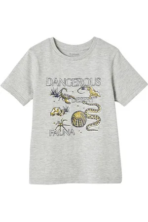 Vertbaudet Kurzarmshirt Jungen T-Shirt mit Recycling-Baumwolle Tiermotive - Verkäufer:
