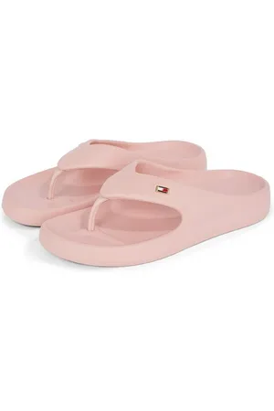 Tommy Hilfiger TH COMFORT BEACH SANDAL Zehentrenner, Dianette, Sommerschuh, Bequemschuh mit kleiner Logostickerei