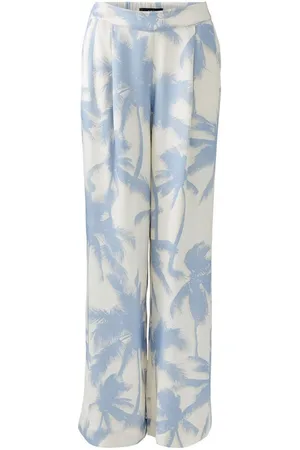 Oui Stoffhose Palazzohose Viskosesatin - Verkäufer: