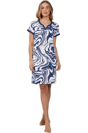 Pastunette Nachthemd Damen Schlafshirt mit kurzem Arm (1-tlg) Modisches Design - Verkäufer: HELLER-SHOES