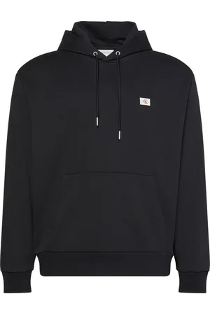 Calvin Klein Kapuzensweatshirt 400GSM TERRY BADGE HOODIE Mit Rundhalsausschnitt