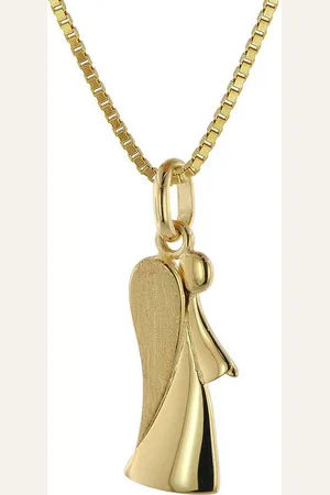 trendor Kette mit Anhänger Engel-Anhänger Gold 333 (8 Karat) mit vergoldeter Kette - Verkäufer: uhrcenter