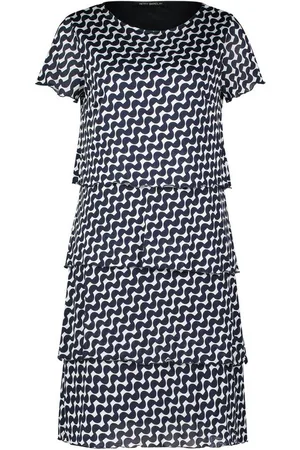 Betty Barclay Sommerkleid Stufenkleid mit Rundhalsauschnitt Druck