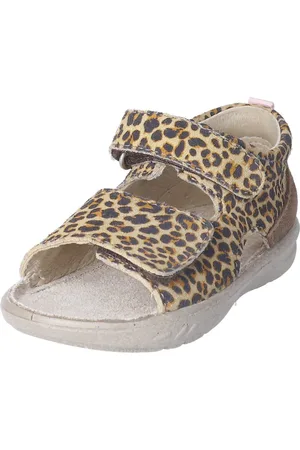Pepino by Ricosta Banu WMS: mittel Lauflernschuh, Sandalette mit Klett und Animal Print, Größenschablone zum Download