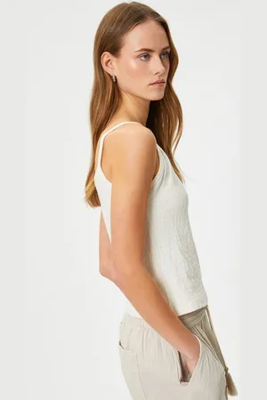 Koton Tanktop Ärmellos Normale Länge Tanktop - Verkäufer: