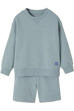 Vertbaudet Shorts Jungen Sport-Set: Sweatshirt & Shorts - Verkäufer: