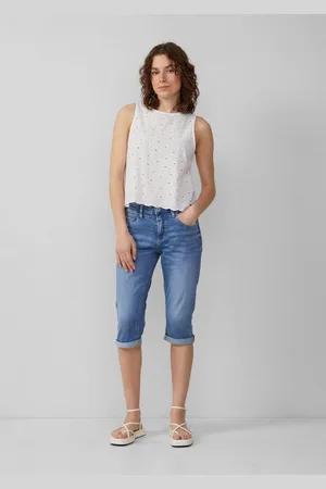 QS by s.Oliver 3/4-Hose Jeans Catie / Slim Fit / Mid Rise / Capri Length - Verkäufer: s.Oliver