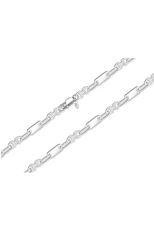 Silberkettenstore Kette mit Anhänger Plattenkette (Steigbügelkette) 6mm - 925 Silber, Länge wählbar - Verkäufer: silberketten-store