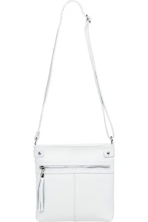 CASPAR Umhängetasche Mittelgroße Crossbody Bag Leder Tasche - CLASSIC LINE - Modell No.825, elegant, robust & unempfindlich - 100% Echtleder - Handmade in Italy - Verkäufer: & SIKORA