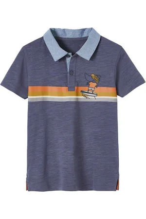 Vertbaudet Poloshirt Jungen Poloshirt, Materialmix - Verkäufer: