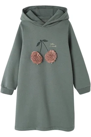 Vertbaudet Minikleid Mädchen Sweatkleid mit Kapuze - Verkäufer:
