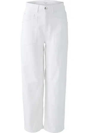 Oui Relax-fit-Jeans Jeans High Rise Lederbesatz - Verkäufer: