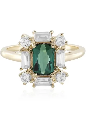 Cavill Goldring Brasilianischer Indigolith 9K Gold Ring, 1.775ct Total (1-tlg) - Verkäufer: Juwelo Deutschland GmbH