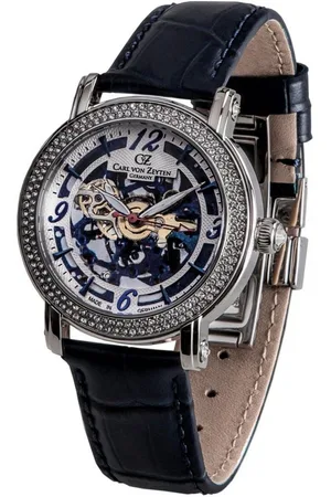 CARL VON ZEYTEN Automatikuhr Wolfach CVZ0061BL, Armbanduhr, Damenuhr, Made in Germany, Mechanische Uhr