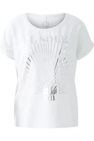 Oui T-Shirt T-Shirt Baumwoll- Modalmischung - Verkäufer: