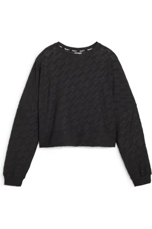 PUMA Sweatshirt Fit Branded Fleece Cr BLACK - Verkäufer: Schuhe und Sport Klausmann