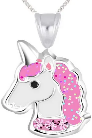 schmuck23 Kette und Anhänger Set Anhänger mit Kette Einhorn 925 Silber Kinder Mädchen Pferd (Halskette mit Anhänger), Silberanhänger Kettenanhänger Kinderschmuck Halskette - Verkäufer:
