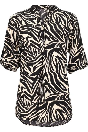 malito more than fashion Schlupfbluse 2310 lockere Bluse Animal Print - Verkäufer: malito