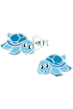 schmuck23 Paar Ohrstecker Kinder Ohrringe Schildkröte 925 Silber, Kinderschmuck Mädchen Geschenk echte Silberohrringe - Verkäufer: