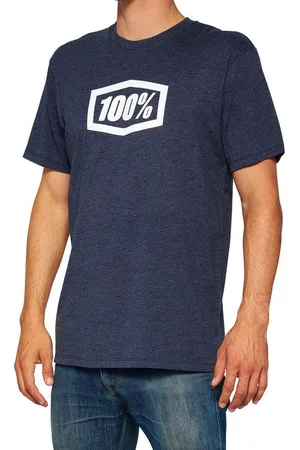 100% T-Shirt T-Shirts Icon T-Shirt - Navy Heather S- (1-tlg) - Verkäufer: Hoco Online GmbH