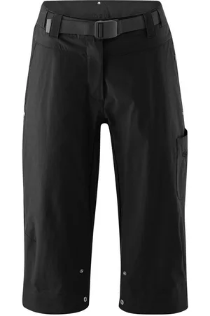 Gonso Fahrradhose Ruth 3/4 Damen 3/4 Radhose, Innenhose mit Sitzpolster, Bund inkl. Gürtel