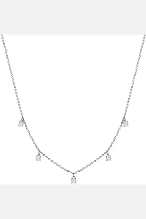 Glanzstücke Silberkette 5 Zirkonia-Steinchen silber, aus Sterling Silber - Verkäufer: Juvalia