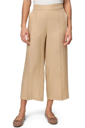 Zero Leinenhose Leinenhose mit weitem Bein 24 Inch Plain/ohne Details
