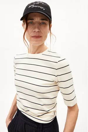 Armedangels T-Shirt JAANISARA FINE STRIPE Damen (1-tlg) T-Shirt aus Bio-Baumwoll Mix - Verkäufer: