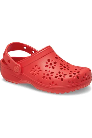 Crocs Classic Floral Cut Out Clog Clog, Sandale mit schwenkbarem Fersenriemen