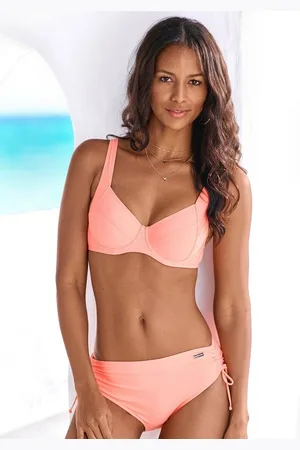 Lascana Bügel-Bikini mit seitlich geraffter Bikinihose