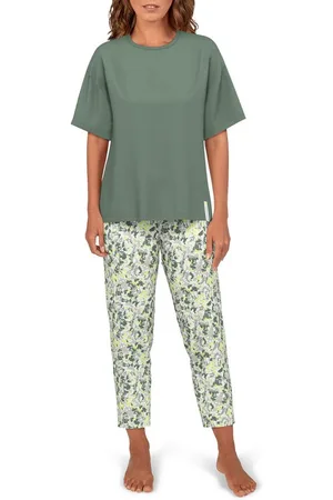 TOM TAILOR Pyjama Damen Pyjama bedruckt (1 tlg) - Verkäufer: MASKADOR GmbH (Herstellerverkauf)
