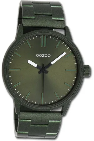 Oozoo Quarzuhr Herren Uhr Analog Quarzuhr, (Analoguhr), Herrenuhr Edelstahlarmband , rund, groß (ca. 45mm) - Verkäufer: Fit4Style Silberschmuck - IMPPAC