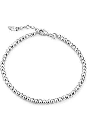 Materia Armkette Kugelkette Ø3mm Silber Hochglanz in 2 Größen SA-21, 925 Sterling Silber - Verkäufer: Schmuck